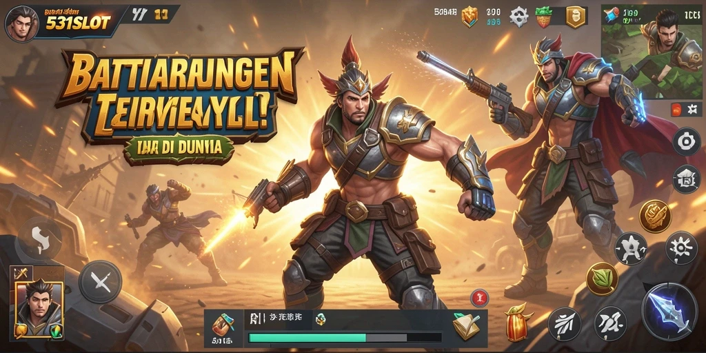 Gameplay mendebarkan dalam 531SLOT Battle Royale.