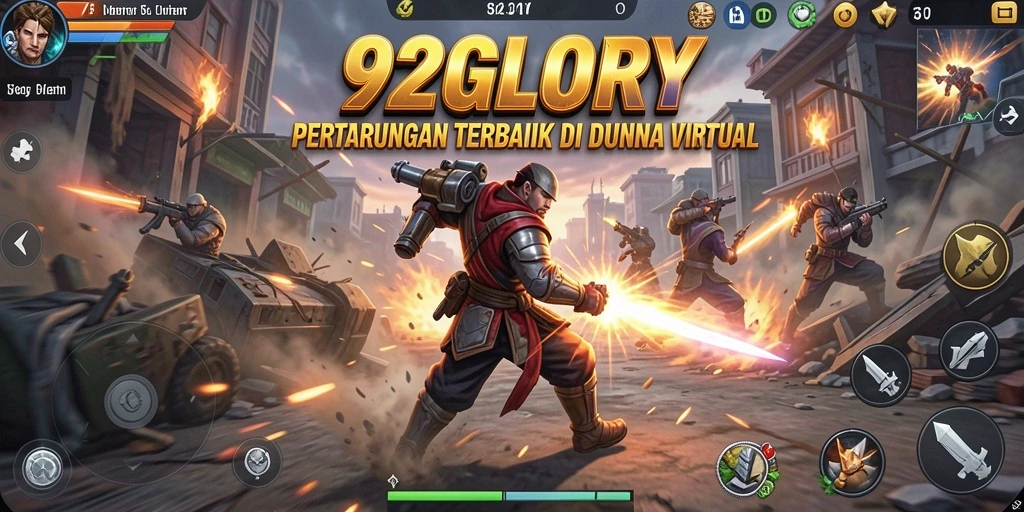 Gameplay seru 92GLORY dengan aksi pertarungan yang intens.