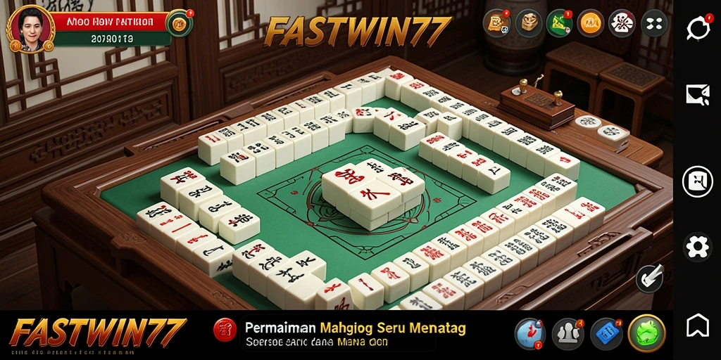 Tangkapan layar dari gameplay seru FASTWIN77 Mahjong.