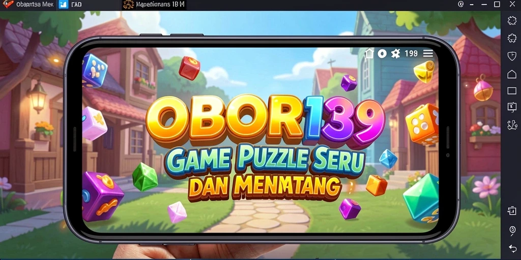 Screenshot OBOR138 menampilkan gameplay puzzle yang menantang dan menarik.