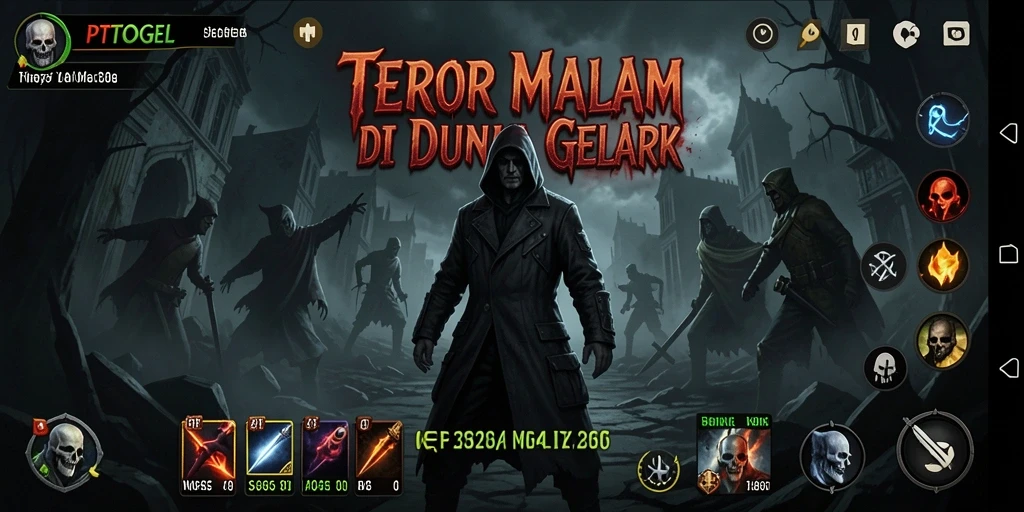 Tampilan gameplay PTTOGEL yang menegangkan dan menyeramkan.