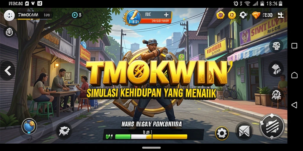 Tampilan gameplay utama TMOKWIN yang menarik dan interaktif.