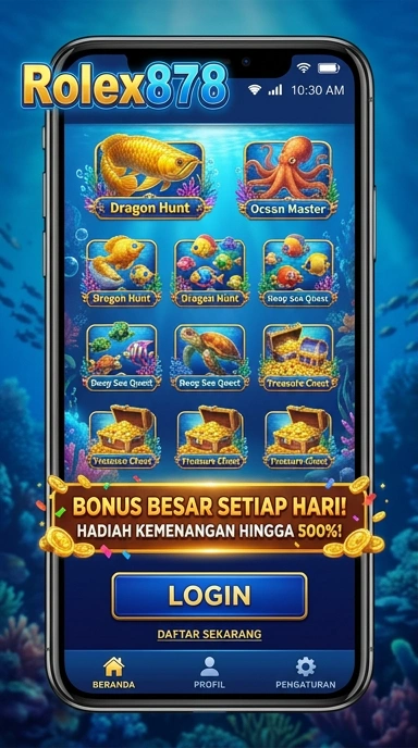 Screenshot aplikasi dengan berbagai fitur menarik di rolex878.